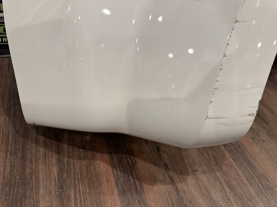 2017 2019 FORD F350 F450 RIGHT DUALLY BED SIDE FENDER FLARE PEARL WHITE *UG* OEM