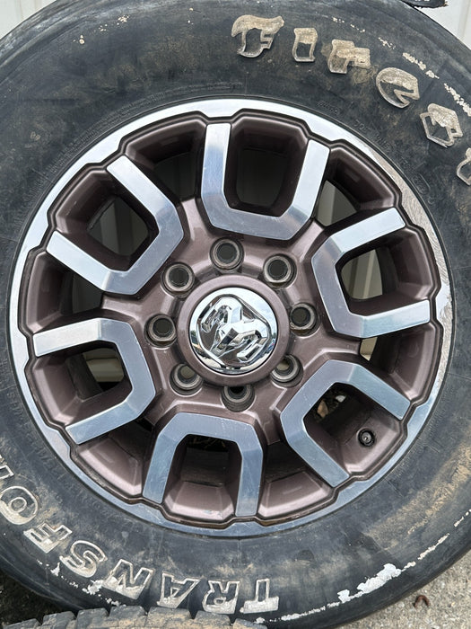 2022 DODGE RAM 2500 3500 SRW WHEELS RIMS TIRES 275/70 R18 OEM