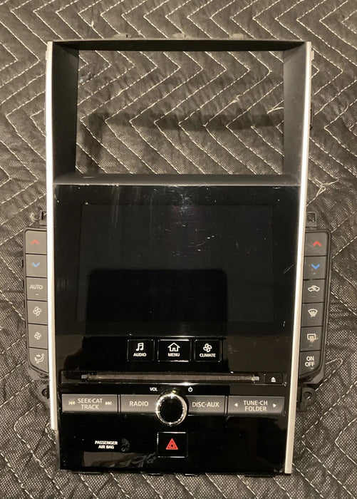 2016 INFINITI Q50 RADIO DASH BEZAL CLIMATE CONTROLS ASSEMBLY OEM 253914HB5A