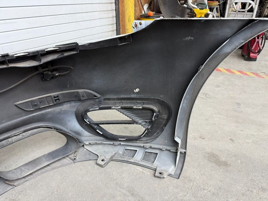 2014 PORSCHE 911 991 TURBO S REAR BUMPER W/ DIFFUSER MINT WHITE COMPLETE OEM