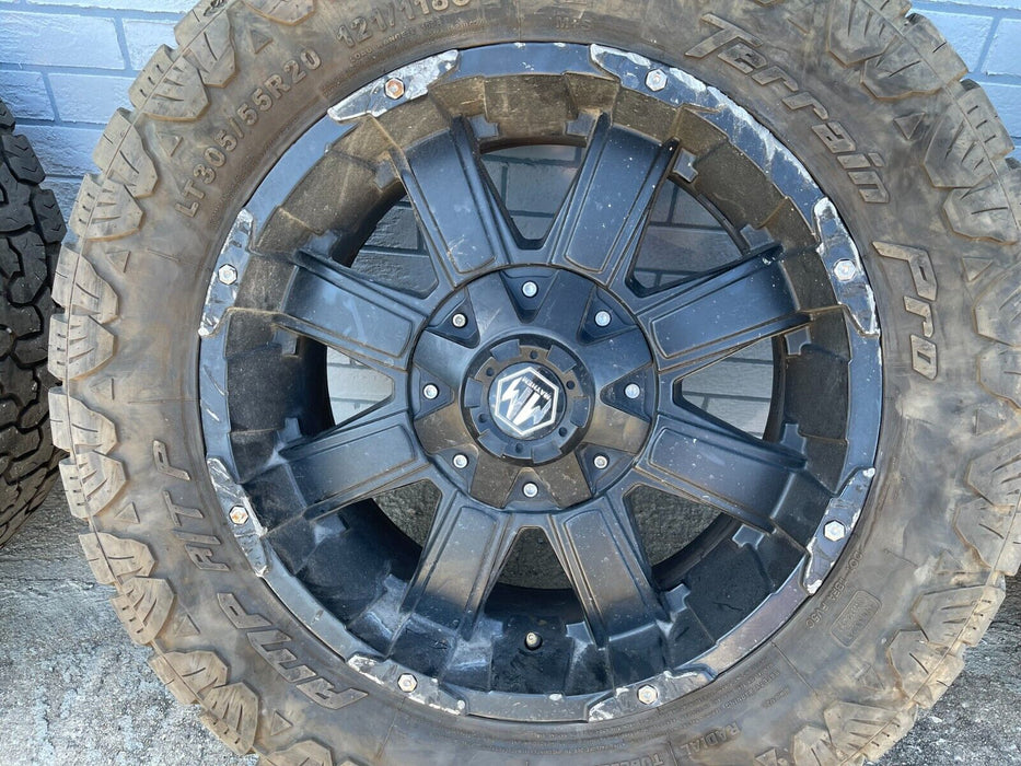 2017-2022 FORD F250 F350 MAYHEM AFTERMARKET WHEEL RIM TIRES (3)