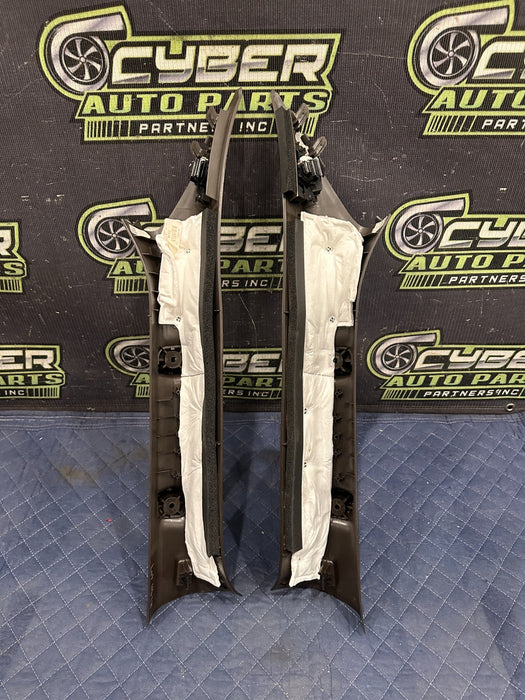 2017-2019 FORD F250 F350 KING RANCH BROWN FRONT LEFT RIGHT A PILLARS OEM