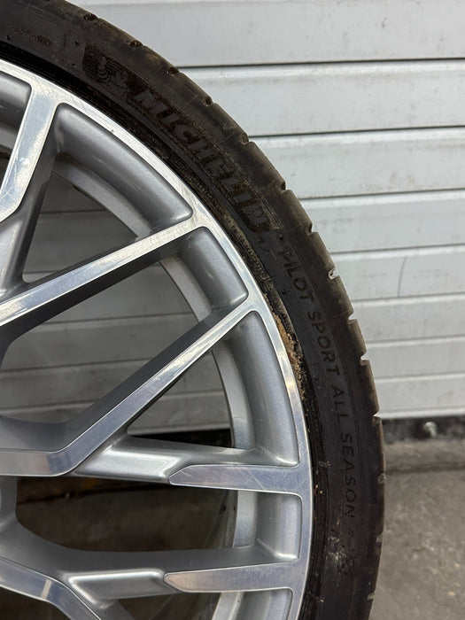 2017 AUDI R8 FRONT WHEEL RIM TIRE 245/30 20X8.5 OEM *BENT/READ*