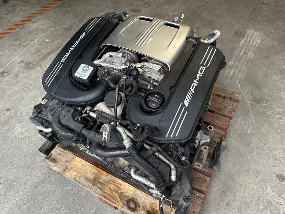 2015 MERCEDES C63S AMG EDITION 1 W205 4.0L V8 ENGINE TRANSMISSION 223K *READ*