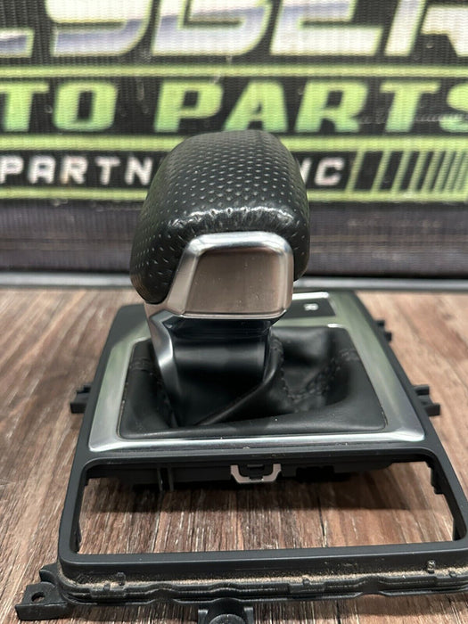 2017-18 AUDI R8 CENTER CONSOLE AUTOMATIC GEAR SHIFTER KNOB W BEZEL OEM