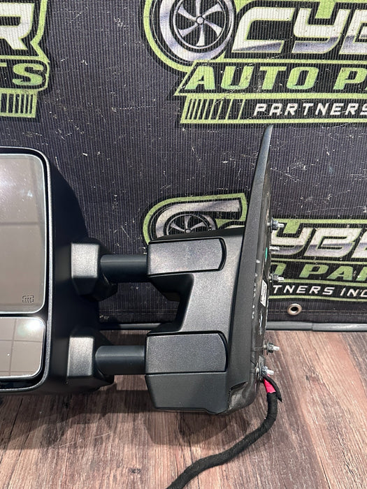 2017 NISSAN TITAN XD RESERVE LEFT CHROME MIRROR W CAMERA OEM 96302 EZ92A