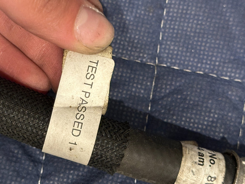 2015 JAGUAR F TYPE R POWER STEERING OIL COOLER LINE HOSE 8W83 3L602 AC OEM