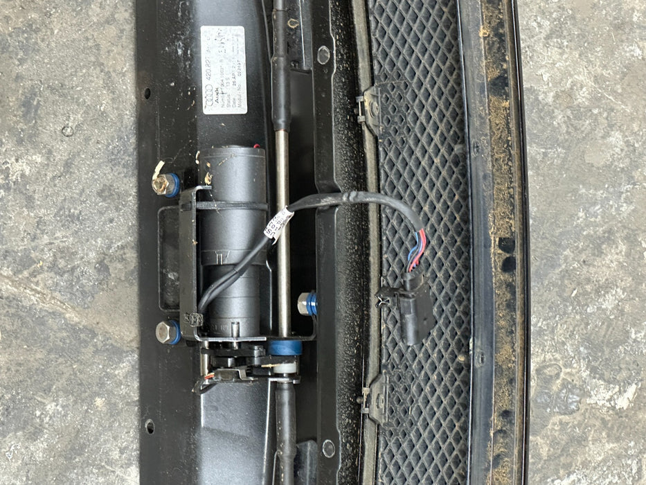 2014 AUDI R8 REAR SPOILER WING W/ MOUNT BRACKET HINGE PANEL MOTOR ASSEMBLY OEM