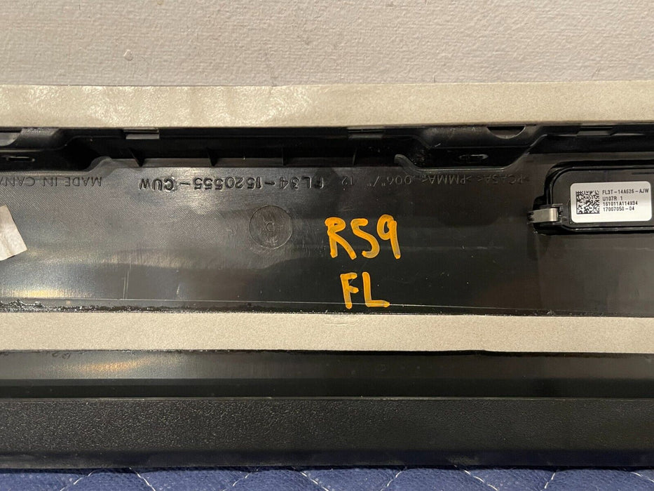 2017-2019 FORD F250 F350 FRONT DRIVER LEFT GLOSS BLACK DOOR B PILLAR TRIM OEM