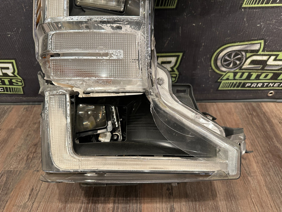 2020-2022 FORD F250 F350 F450 PASSENGER RIGHT LED HEADLIGHT OEM *DAMAGED/READ*