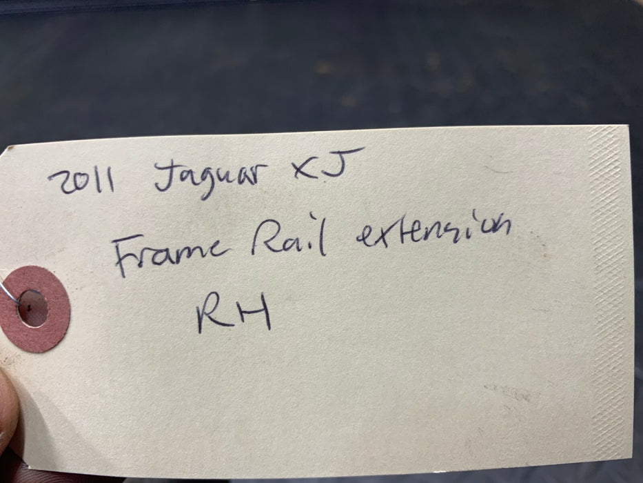 2011 JAGUAR XJ REMOVABLE BOLT ON FRAME RAIL RH PASSENGER