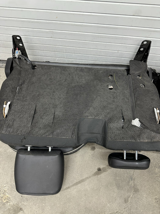 2024 DODGE RAM 3500 LARAMIE REAR LEATHER BLACK SEATS OEM *DENTS 4,5,9*