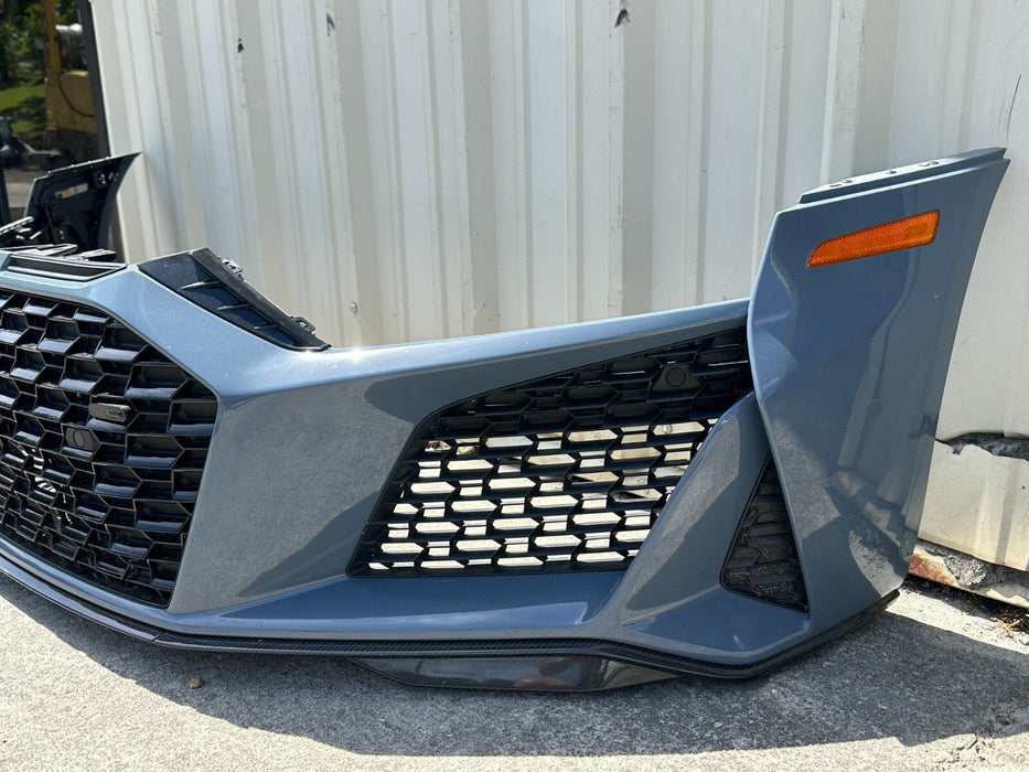 2020 2021 2022 2023 AUDI R8 FRONT BUMPER COVER W/ GRILLES COMPLETE GENUINE OEM