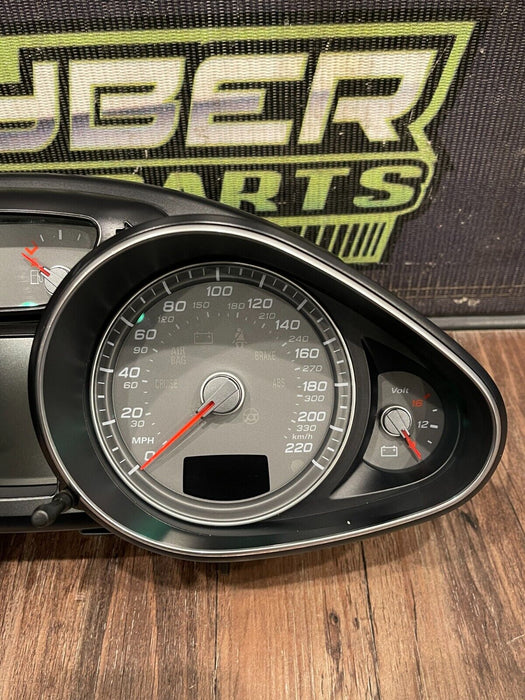 2012 AUDI R8 6SP GATED MANUAL INSTRUMENT GAUGE CLUSTER SPEEDOMETER 47,175 MILES