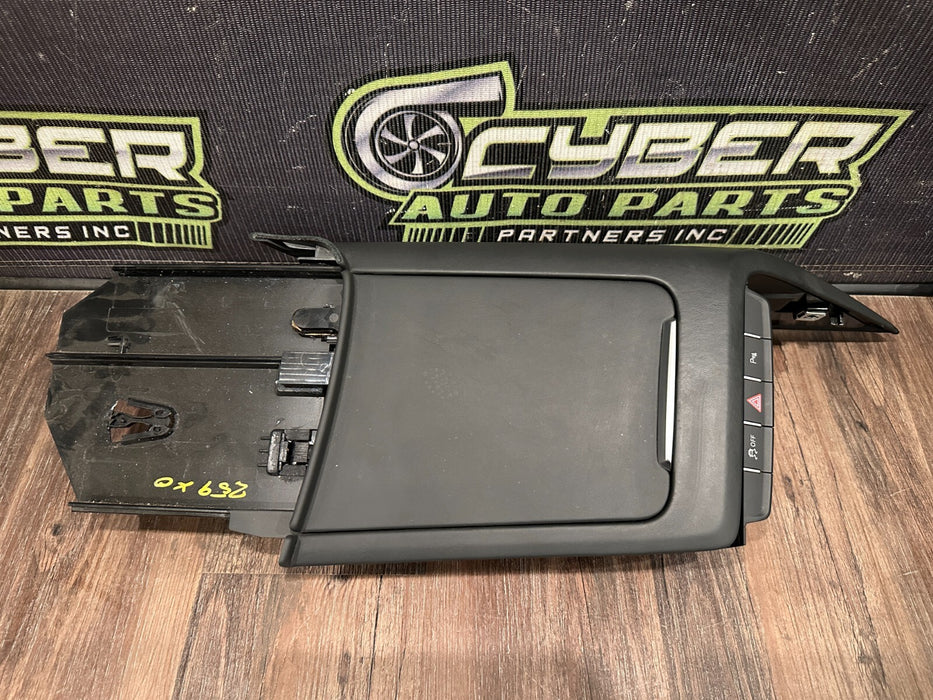 2017-18 AUDI R8 CENTER CONSOLE W CONTROLS & STORAGE COMPARTMENT OEM 4S1 863 041