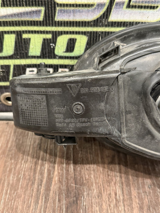 2014 PORSCHE 911 TURBO S 991 WHITE GAS FUEL LID CAP ASSEMBLY OEM