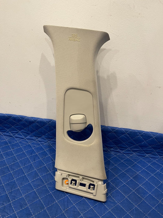 2017 INFINITI Q50 RED SPORT FRONT LEFT & RIGHT UPPER CENTER PILLAR TRIM OEM