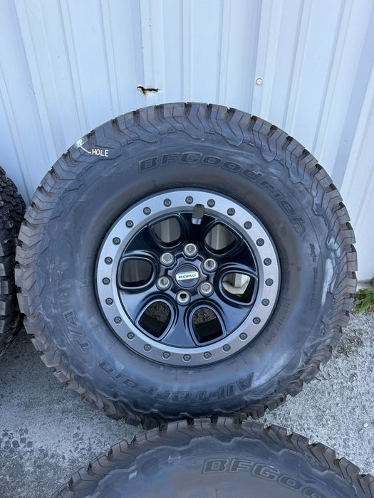 2023 FORD F150 RAPTOR OEM FACTORY TAKEOFF WHEELS TIRES BFGOODRICH 35" TIRES