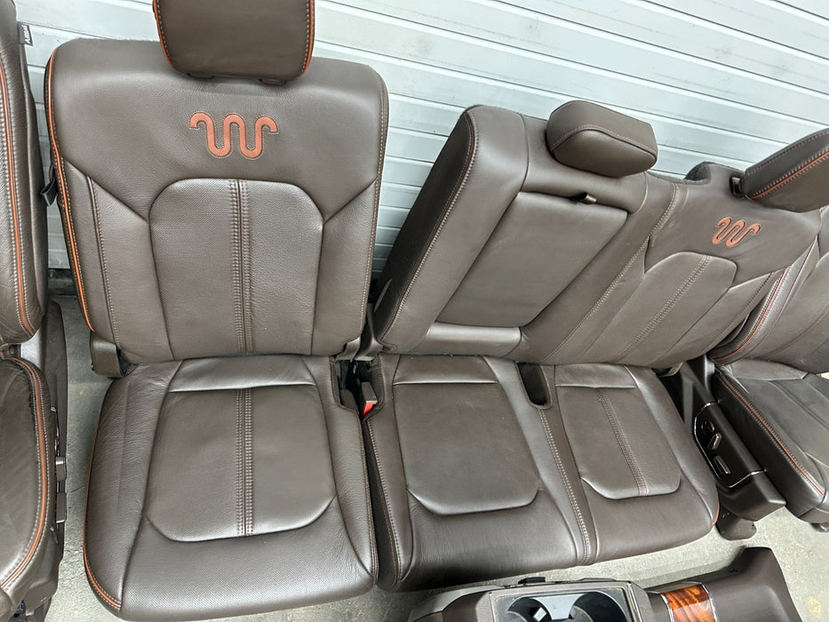 2017-2019 FORD F250 F350 F450 KING RANCH FRONT REAR SEATS ONLY!