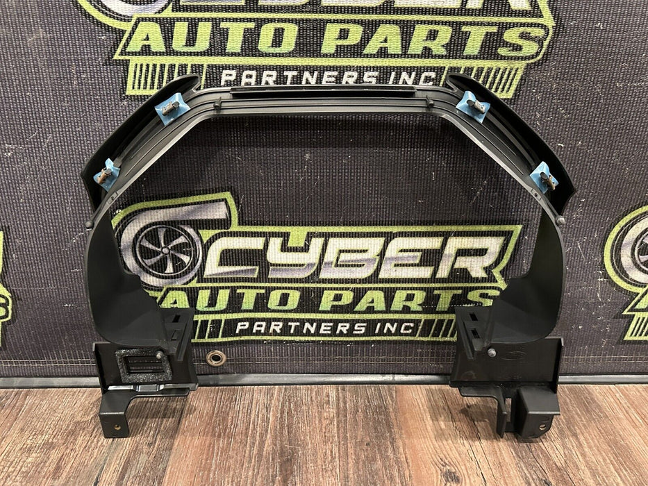 2017-19 FORD F250 F350 F450 LIMITED SMOKE SATIN GAUGE CLUSTER SURROUND TRIM OEM