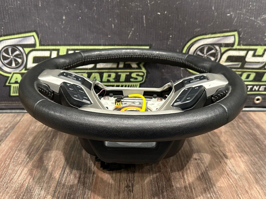 2017-2019 FORD F250 F350 F450 STEERING WHEEL W AD STEERING OEM *FAULT/PARTS ONLY