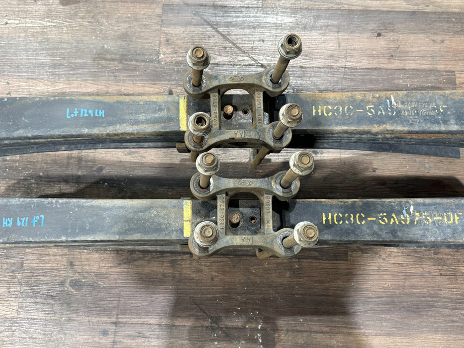 2017 FORD F350 DUALLY LEFT RIGHT LEAF SPRING PAIR OEM