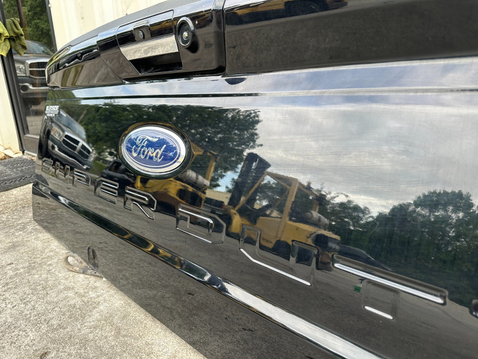 2023 2024 FORD F250 F350 F450 LARIAT POWER TAILGATE W/ STEP OEM GENUINE BLACK