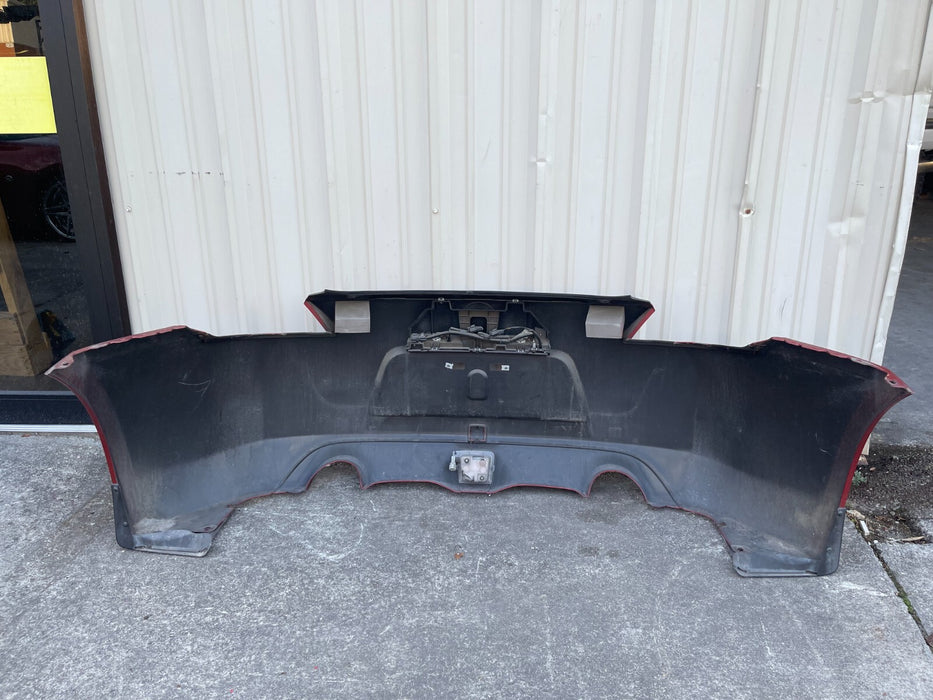 2009-2020 NISSAN 370Z REAR BUMPER COVER COMPLETE MAGMA RED OEM