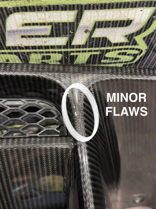 17-18 AUDI R8 CARBON FIBER REAR BUMPER DIFFUSER OEM *DAMAGE/READ* 4S0 807 521 D