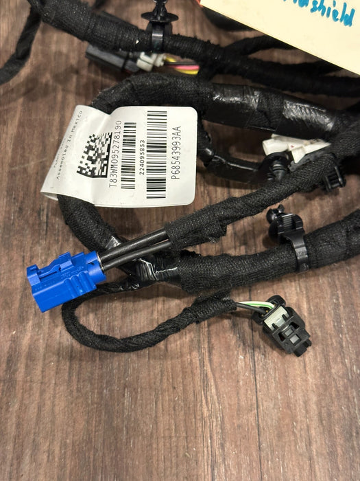 2022 DODGE RAM 2500 CAB LIGHT ANTENNA WINDSHIELD HARNESS OEM 68543993AA