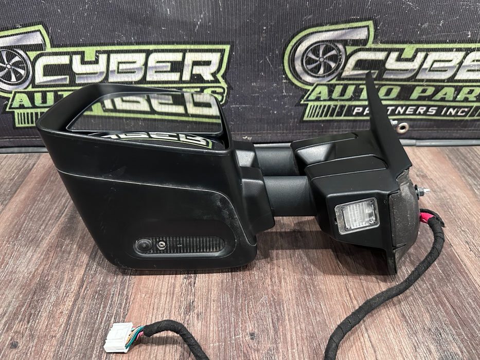 2017 NISSAN TITAN XD RESERVE LEFT CHROME MIRROR W CAMERA OEM 96302 EZ92A