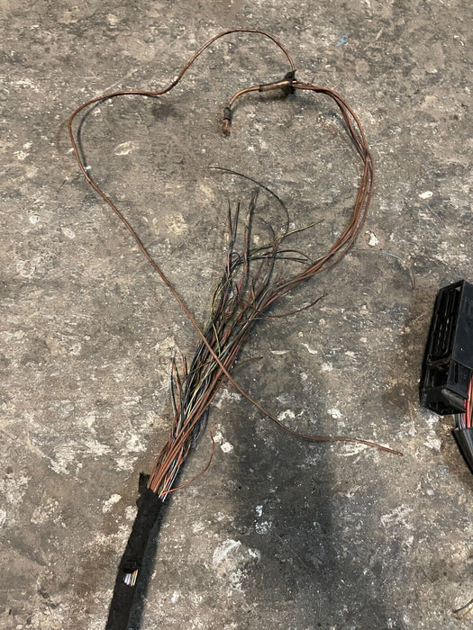 2021 AUDI R8 COUPE REAR LEFT DRIVER LH ENGINE BAY HARNESS ~CUT!!!~