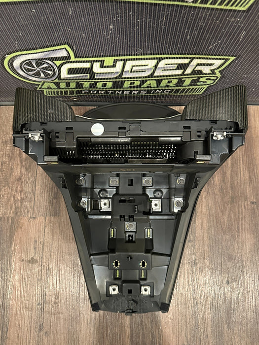 2021 AUDI R8 INSTRUMENT CLUSTER ASSEMBLY W CARBON FIBER OEM *FLAWS SEE PICS*