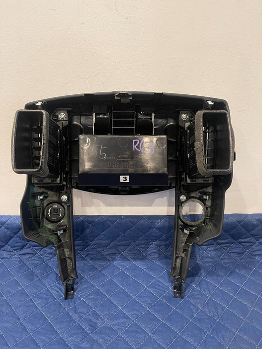 2014 NISSAN 370Z NISMO RED STITCH CENTER DASH AC A/C RADIO SURROUND BEZEL OEM