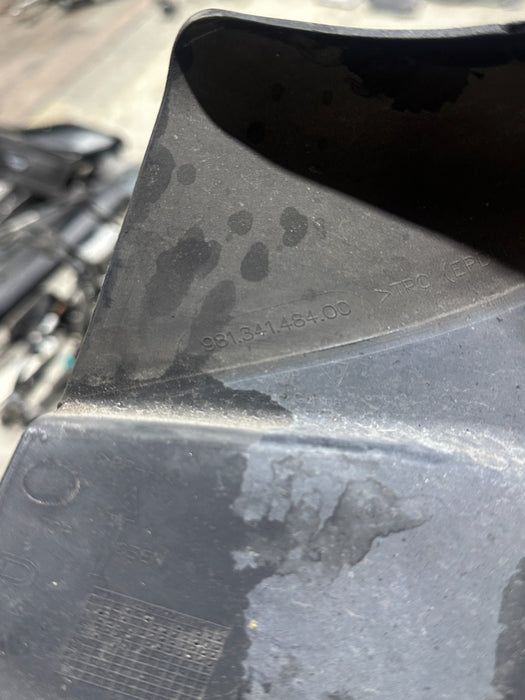 2014 PORSCHE 911 TURBO S FRONT RIGHT AIR DEFLECTOR DUCT OEM 98134148400 *WEAR #7