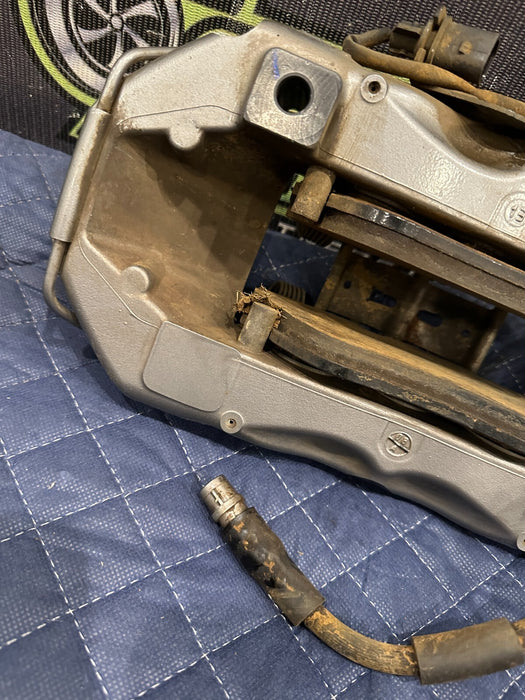 2014 AUDI R8 BREMBO FRONT LEFT CARBON CERAMIC BRAKE CALIPER OEM *READ*