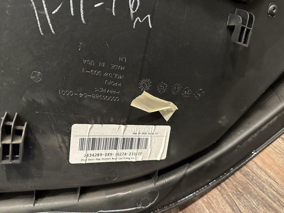 2017 DODGE RAM 2500 LIMITED MEGA CAB REAR DRIVER LEFT DOOR PANEL ~MINOR WEAR~