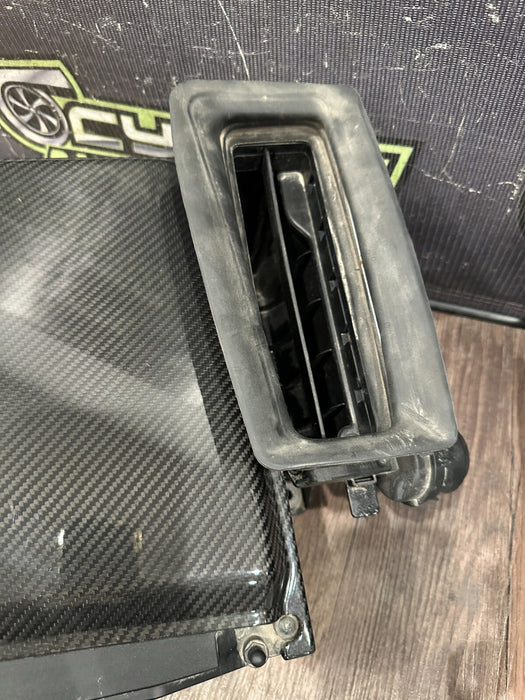 2017 AUDI R8 V10 OEM GENUINE AIR INTAKE BOXES LH RH WITH CARBON FIBER LIDS OEM