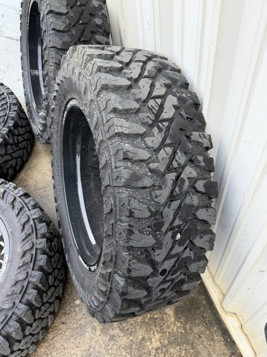 FORD F450 FUEL FORGED WHEELS 10X225 DIRECT BOLT ON 37" YOKOHAMA GEOLANDER M/T