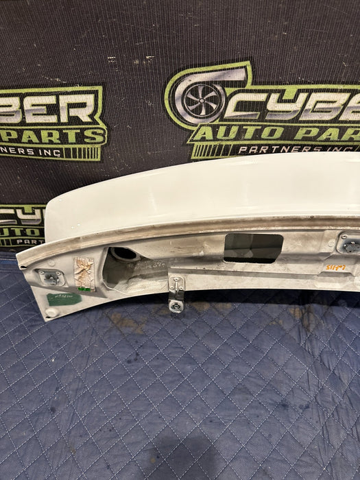 2014 PORSCHE 911 TURBO S 991 REAR ACTIVE SPOILER WING BASE W 3RD BRAKE LIGHT OEM