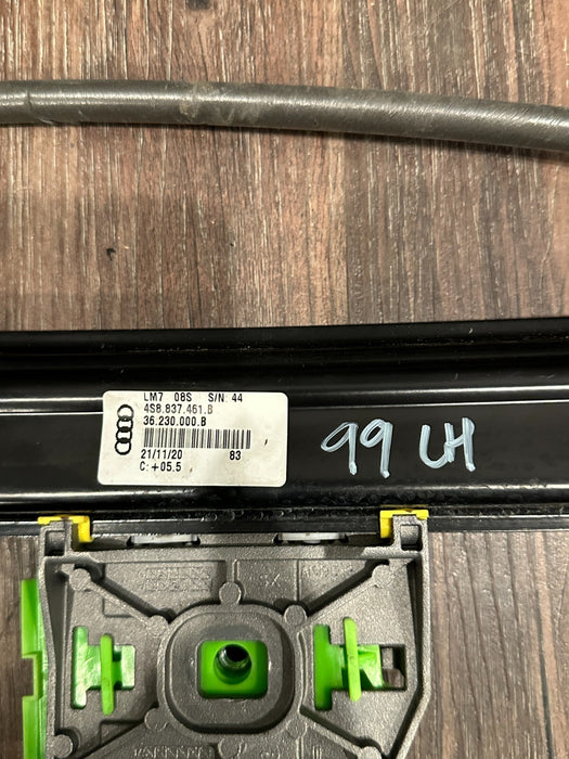 2021 AUDI R8 LEFT WINDOW REGULATOR ASSEMBLY OEM 4S8 837 461 B