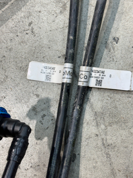 2018 FORD F250 F350 LONG BED FUEL LINES OEM HC34 9A337 DD