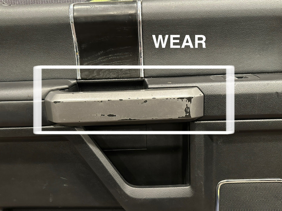 2017-2019 FORD 350 F450 PLATINUM REAR DRIVER LEFT DOOR PANEL OEM *WEAR 4-10*