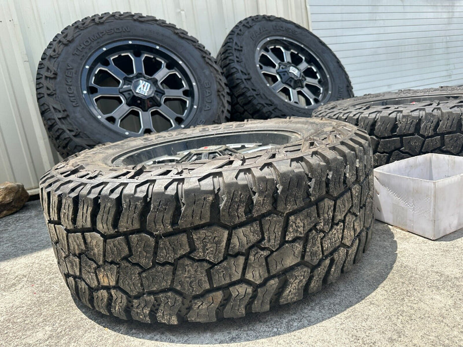 20X9 GMC 2500 CHEVY 2500 8 LUG PATTERN 8X180 XD SERIES WHEELS RIMS TIRES (4)