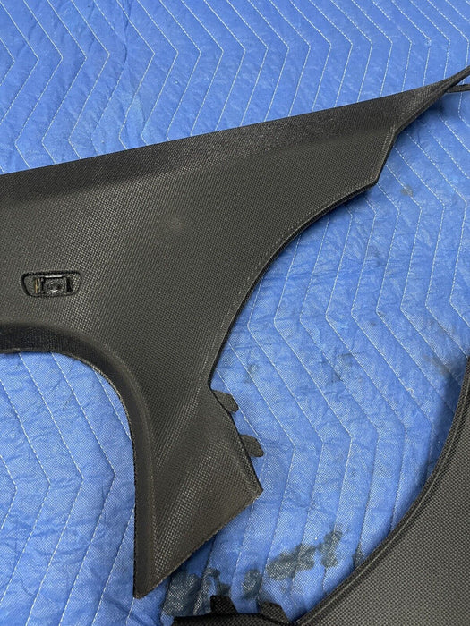 2011 BMW 550i F10 5 SERIE OEM  C-PILLAR RIGHT LEFT REAR TRIM PANEL COVER 9116358