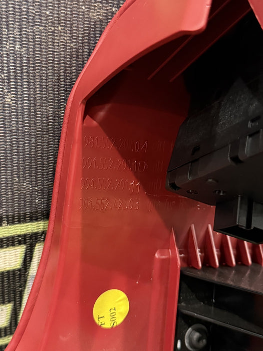 2014 PORSCHE 911 TURBO S 991 LOWER DASH KNEE PANEL TRIM OEM *KEY SOLD SEPERATE!*