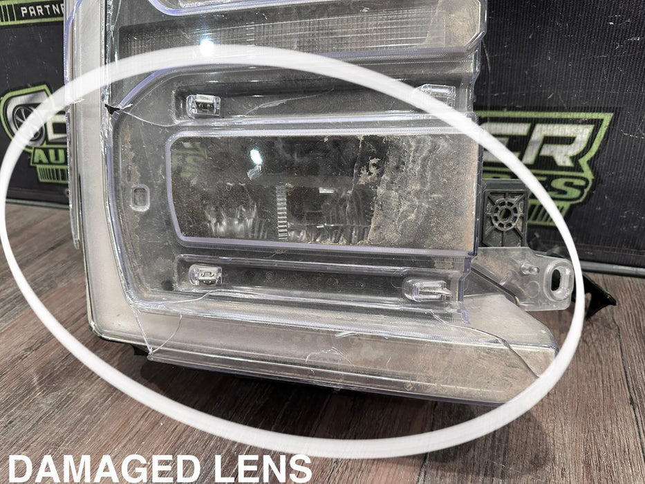 2023-24 FORD F250 F350 F450 PASSENGER RIGHT LED HEADLIGHT OEM *DAMAGED/READ*