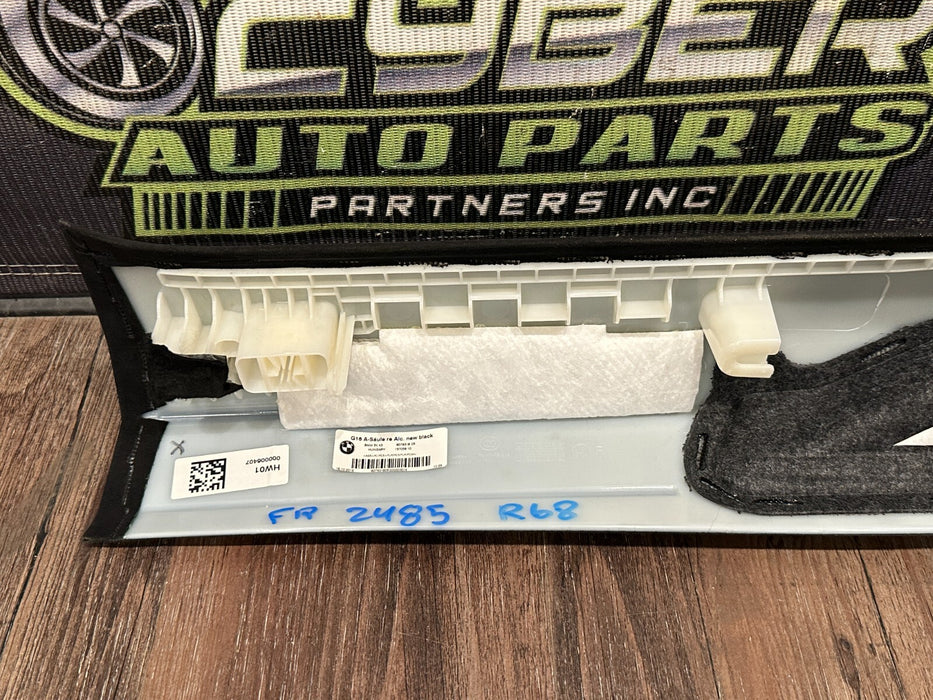 2020 BMW M8 COMP F93 FRONT LEFT & RIGHT ALCANTARA A PILLAR TRIM SET OEM
