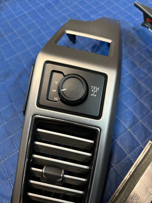 2017-2019 FORD F250 F350 F450 PLATINUM DASH AIR VENTS SET (4) OEM