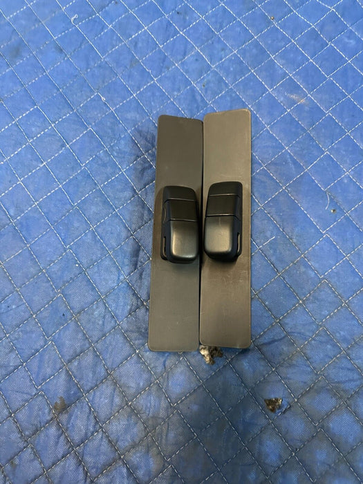 2019 FORD F250 F350 F450 PLATINUM B PILLAR SEATBELT ADJUSTER BRACKETS PAIR OEM